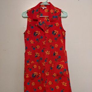 90s floral dress